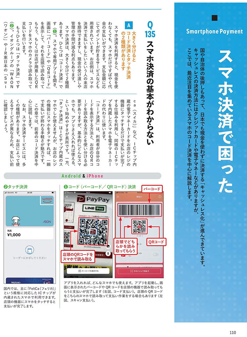 スマホで困ったときに開く本