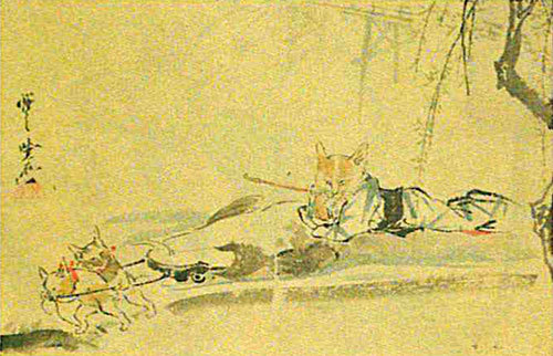 鯰（なまず）の船に乗る猫